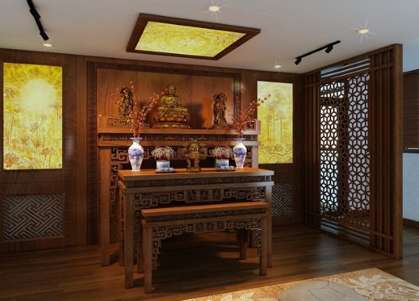Những điều kiêng kỵ thường gặp trong cách bố trí bàn thờ Phật và Gia Tiên