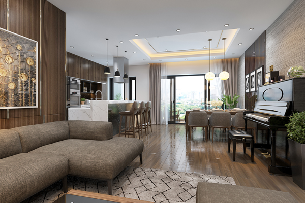 Hướng bếp và phòng khách cho người mệnh Kim