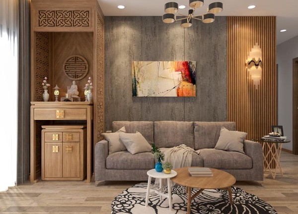Cách điều chỉnh vị trí bàn thờ trong nhà chung cư hiện đại